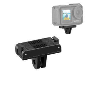 PULUZ �N�C�b�N�����[�X�x�[�X �}�O�l�b�g�}�E���g DJI Osmo Action 5 Pro 4 3�AOsmo 360�p �}�O�l�b�g�A�_�v�^�[�x�[�X �z���_�[�A�O�r�A�X�^���h�ɑΉ� DJ OSMO 360�p�J�����A�N�Z�T���[