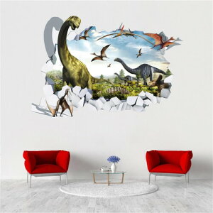 HOTIYOK EH[ XebJ[ U  3d  fBmTEX j̐E ` 킢   V[  j̎q ̎q q  wall sticker ǎ EH[ A[g