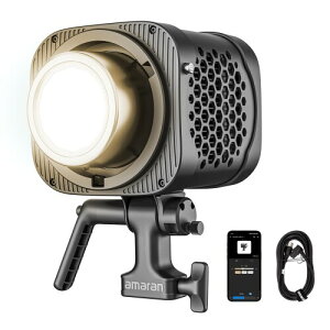 amaran Halo 300x 305W �o�C�J���[ COB���C�g2,700K-6,500K�F���x�����bBowens�}�E���g�bDMX�Ή��b�É�28dBA�b�d����̌^���m���C�g�݌v