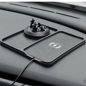 AUSTYLCO �ԍڃ��C�����X�[�d�� �ԗp���C�����X�[�d�p�b�h �Ԃ̏[�d�� �Ԃ̃_�b�V���{�[�h����~�߃}�b�g �g�ѓd�b�����[�d�}�b�g ���C�����X�[�d�� �X�}�[�g�t�H���p Qi�@��Ή� USB�p�^