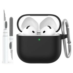 AhaStyle AirPods 4 P[X Jo[ (2024) \tgVR[ AirPods 4 P[X N[jOLbgt Apple AirPods 4p t{fB ϏՌJo[ XL USB-C[dP[X CX[dΉ
