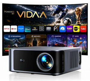 �v���W�F�N�^�[4K���E�ő�OS-VIDAA&�����R���g���[�� 1080P�v���W�F�N�^�[�bAI���ځm�I�[�g�t�H�[�J�X��������`�␳�nWIFI6&Bluetooth5.4 IOS/Android/�p�\�R��/DVD/PS�@/SWITCH�ڑ��� TOPTRO X9 Pro