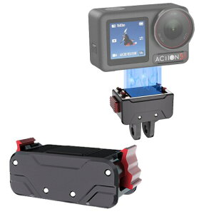 DJI Osmo Action 5Pro 4 3�p �N�C�b�N�����[�X�}�E���g ���C�A�_�v�^�[�}�E���g 1/4�l�W�� �O�r�p �}�O�l�b�g�� �ϏՌ��� �A�N�V�����J�����A�N�Z�T���[ Osmo Action 3 Osmo Action 4 Osmo Action 5 Pro�ɑ�
