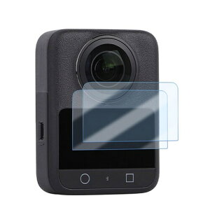 RUIIOCVKK for DJI Osmo360 �K���X�t�B���� 2.5D �d�x9H ��U�h�~ �w��h�~ �����x�^�b�` �ɍ����ߗ� ���Ɏq�� �ϏՌ� DJI OSMO 360 ��p �����K���X�t���ی�t�B����