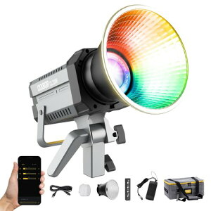 COLBOR �B�e�p���C�g, CL220R RGB 250W�o�� 2700-6500K CRI97+ 31400Lux COB�X�^�W�I���C�g Bowens�}�E���g�t��APP 13��ނ̃��C�g�G�t�F�N�g�A�f�惉�C�u