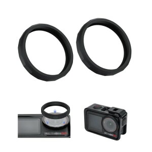 JJC 2���� �t�����g �����Y�����O DJI Osmo Action 5 pro 4 3 �p �V���R���ی샊���O �����Y�J�o�[ �����Y�ی� �h�o ����/�Փ�/�L�Y�h�~ �g�ѕ֗�