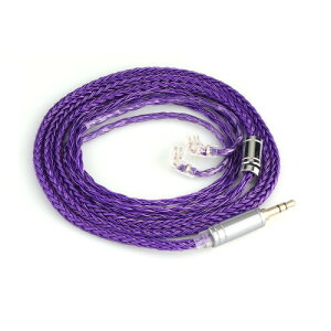 Tripowin Zonie 16 �R�A�[�⃁�b�L�P�[�u����SPCHIFI�C���z���A�b�v�O���[�h�P�[�u�� (3.5mm-QDC, Violet)