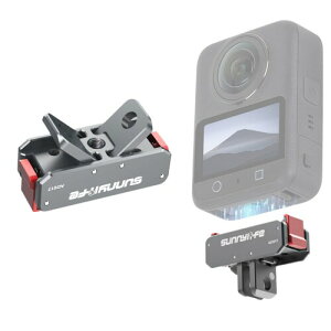 Osmo Action 5 Pro���C�A�_�v�^�[�}�E��DJI OSMO 360/Action 5 Pro/4/3/2�ėp �}�O�l�b�g�O�r�}�E���g1/4�l�W���t�� GoPro�p�O�r�R�l�N�^�[ �ϏՌ��� �N�C�b�N�����[�X�� ���C�A�N�V�����J�����A�N�Z�T