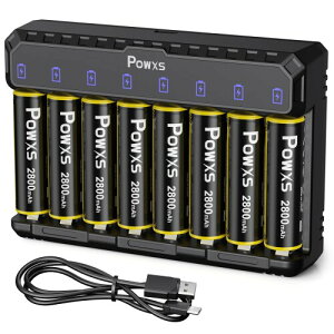 POWXS dr[dZbgPOdri2800mAh*8jt+ 8XbgLED\ [d PO/Pl 1.2V jbPf/1.5V `Edr𓯎[d\ P3[dZbg
