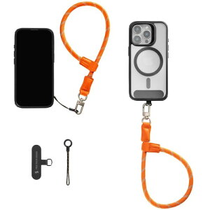 (SMALLRIG) ���߉\�ȃX�}�z���X�g�o���h 38cm �{�v�ƃi�C�������X�}�[�g�t�H���p���X�g�o���h ����A�N�Z�T���[�p�t�b�N���� iPhone/Samsung�p �I�����W 5302
