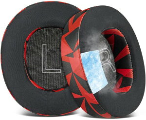 SOULWIT ��p�W�F�� �p�b�h �C���[�p�b�h for Steelseries Arctis Nova Pro Wired, Nova 1/1X/1P/3/3P/3X/4/4P/4X/5/5P/5X/7/7X/7P �w�b�h�z�� �p �����p�b�h �X�e�B�[���V���[�Y �p �w�b�h�Z�b�g �N�b�V���� �����x