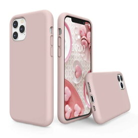 SURPHY iphone11 pro ケース シリコン, 5.8インチ対応(2019)アイフォン11 Proシリコンケース 耐衝撃 落下防止 防指紋 超軽量 全面保護 カバー ソフト ワイヤレス充電対応 (ピンク)