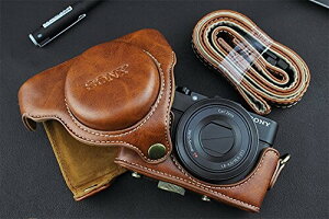 �J�����P�[�X Cyber-shot RX100 M2 M3 M4 M5 �J�����o�b�N ��჌�t DCS-RX100�V���[�Y �Ή� PU���U�[�P�[�X �V�����_�[�x���g�t�� �{�b�` �u���E���@Kanagali