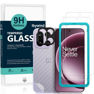 Ibywind �Ή� OnePlus 15 5G �K���X�t�B���� 2 ���ی�t�B���� �K�C�h�g�t�� �����Y�J�o�[�i1���j�w�ʃV�[�g�i1���j ���菝�h�~�ϏՌ��d�x 9H�����K���X�t�B����