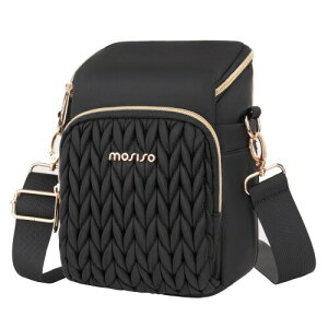MOSISO �J�����o�b�O�A�������̃L���e�B���O�p�b�h���� ���C���J�o�[�t�� �ʐ^�P�[�X(�u���b�N)