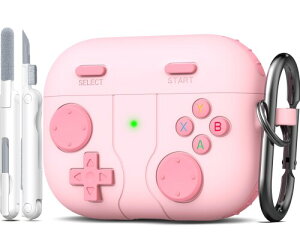 R-fun AirPods Pro ��3����Ή��P�[�X�J�o�[ �N���[�i�[�L�b�g�t�� �N���V�b�N�ȃn���h�w���h�Q�[���R���\�[���f�U�C���P�[�X �\�t�g�X�L���V���R���ی� Apple AirPods Pro 3 �[�d�P�[�X�p �s��