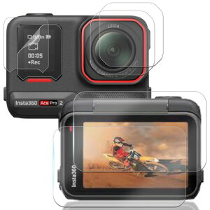 Nutmeg�Ή� Insta360 Ace Pro 2 �p�� �K���X�t�B�����C���X�^360 ace pro2 �t�B���� �����K���X �d�x9H �����ߗ� ������ �C�A�Ȃ� �\��t���ȒP ������ �ϏՌ� �����x�^�b�` ��U�h�~ �w��h�~