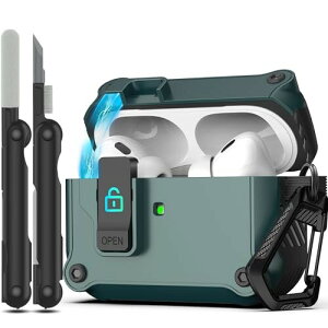 RFUNGUANGO AirPods Pro  2/1 P[XJo[ SbNNbvt |bvAbvP[X t{fBϏՌn[hیJo[ AirPods Pro 2 P[X (2023/2022/2019) p - tO[