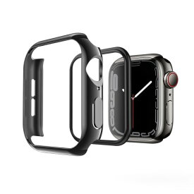 FRESHCLOUD Apple Watch ケース アップルウォッチ保護カバー Series 6/Series SE/Series 5/Series 4 44mm 40mm用 ケース 傷防止 耐衝撃 超軽量 日本旭硝子材 全面保護 一体型ではなく分離型ケース (44mm, 光沢