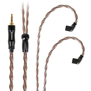 NICEHCK Litzocc 4n 4芯単結晶銅 OCC イヤホンケーブル qdc 2Pin 2.5mm 金属製プラグ 着脱式 柔らかい アップグレードケーブル 4極 1.2m DIYイヤホンのアクセサリ 音質改善 高級交換用ケーブル ハイエ