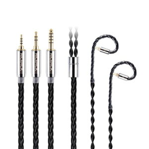 NICEHCK BlackCat Ultra CzP[u 8c IC\[N 3.5mm vO 0.78 2Pin RlN^ AbvO[hP[u RlN^ hifiP[u P DIY Cz̃ANZT