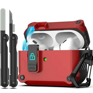 RFUNGUANGO AirPods Pro  2/1 P[XJo[ SȃbNNbvtA|bvAbvP[X t{fBϏՌn[hیJo[ AirPods Pro 2 P[X (2023/2022/2019) p - bh