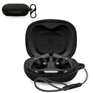 For JBL SENSE PRO �p �P�[�X �J�o�[ ���C�����X �C���[�z�� �V���R�� �ی�P�[�X �i�J���r�i�t��+�X�g���b�v�t�� �j �����h�~ �L�Y�h�~ �ϏՌ� �����[�d�\ �h�� �h�o (�u���b�N)