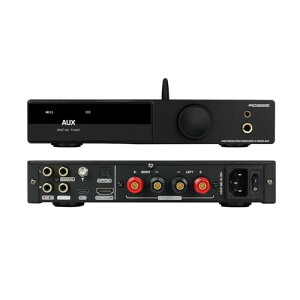 SMSL AO300 I[CDAC Av MA5332MS 165Wx165Wp[Av XMOS XU316 USB/COAX/OPT MQA DAC Bluetooth HDMI ARC/RCA Xs[J[/TuE[t@[ 4.4mm/6.35mm DAC wbhtHAv ()