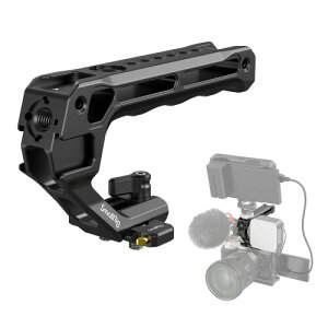 SmallRig NATO �g�b�v�n���h�� DSLR �J�����P�[�W�p NATO ���[���t���N�C�b�N�����[�X NATO �O���b�v �y�� 5�̃R�[���h�V���[�A�_�v�^�[�t�� ���j�o�[�T���g�b�v�n���h�� 4345