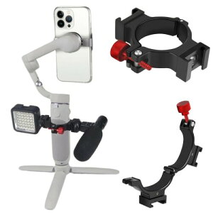 Osmo Mobile 8/Osmo Mobile 6/Mobile 7 Pro/7/OM 5/ �Ή� �g���u���P�b�g �z�b�g�V���[�A�_�v�^�[ �V���[�u���P�b�g �ڑ��\�t�B�����C�g �}�C�N