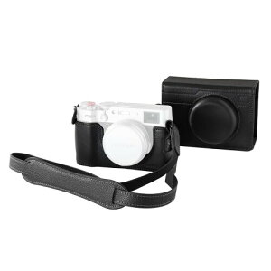 SmallRig �x�m�t�B�����Ή� X100VI�p ���U�[�P�[�X�L�b�g ���U�[�n�[�t�P�[�X�A�t���b�v�P�[�X�J�o�[�A�V�����_�[�X�g���b�v�t�� �{�v�f�ނŎ����^�т₷���ی�͂� �u���b�N - 5622