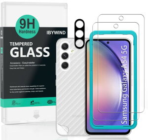 Ibywind �Ή� Samsung Galaxy A54 5G �K���X�t�B���� 2 ���ی�t�B���� �K�C�h�g�t�� �����Y�J�o�[�i1���j�w�ʃV�[�g�i1���j ���菝�h�~�ϏՌ��d�x 9H�����K���X�t�B����