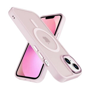 PinLiSheng iPhone 13 mini MagSafe�Ή� �P�[�X �}�b�g ������ �����{�^�� �ϏՌ� ���ɗD�����G�� �w��h�~ �ČRMIL�K�i ���ϖh�~ �X�g���b�v�z�[���t�� �X�}�z�P�[�X iPhone 13mini,�s���N