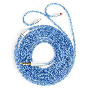 Yinyoo 2PIN 4.4mm���P�[�u�� 2���[�g�� 8�{14�c�⃁�b�L Litz 22 AWG�W���Ő��Y 4.4mm�C���z���A�b�v�O���[�h�P�[�u�� �C���t�H�������P�[�u�� KZ KBEAR �C���z���K�p ZSTX/castor/ZSN Pro/ZSN PROX/ZS10 PRO/sto
