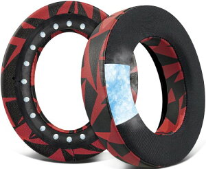 SOULWIT ��p�W�F�� �C���[�p�b�h �C���[�N�b�V���� Corsair HS70/Pro HS60/Pro HS50/Pro HS75 XB �p �Q�[�~���O�w�b�h�Z�b�g/�w�b�h�z�� ���� �p�b�h �����x�t�H�[�� ���b�h�X�g�[��