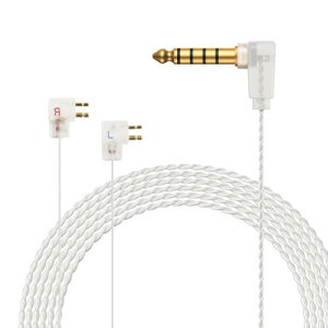 OKCSC Aurora �C���z���P�[�u�� Etymotic�p�����P�[�u�� ER4P ���P�[�u�� 4.4mm �o�����X�ڑ� 2�c �����xOFC�⃁�b�L ER4P�EER4B�EER4S�EER4PT�EER6I�ȂǂɓK�� ����120cm �ɍ׃^�C�v