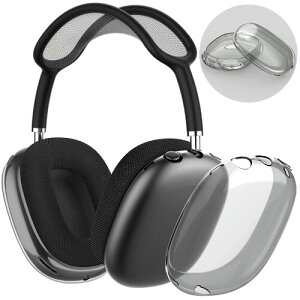 NIUTRENDZ AirPods Max Jo[ NA P[X \tg TPU یC[Jbv Jo[ ANZT[ (NAubN)