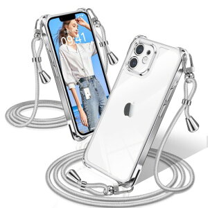 XIOYATY �p�� iPhone 12 �P�[�X �N���A �V�����_�[ �ϏՌ� �A�C�t�H��12 �J�o�[ ���� �N���X�{�f�B�V�����_�[ �d�C���b�L���H �t�@�b�V�����݌v �������� TPU�X�}�z �|�[�^�u�� ������h�� �l