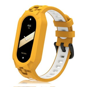 (RicYeel) �V���R���o���hXiaomi Smart Band 10/9/8/7/6 �Ή� �����o���h �X�g���b�v �X�|�[�c�x���g ��̌^ �����x���g �_�炩�� ���߉\ mi band 10/9/8/7/6 �p (�C�G���[/�z���C�g)