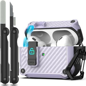 RFUNGUANGO AirPods Pro  2 / 1 P[XJo[ASȃbNNbvt|bvAbvJ[{t@Co[P[XAt{fBϏՌn[hVFیP[X (2023/2022/2019)-p[