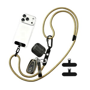 (Pop Meow) �X�}�z�X�g���b�v iPhone 17 �V���[�Y�Ή� 2025 �V�J�� ���o�����K�{ �V�����_�[/��|�� �������߉\ �^�O�p�b�` 2 ������ �΂ߊ|�� �����h�~ �S�@��Ή��iiPhone 16/15/14 pro max�EAndroid/