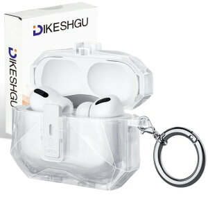 DIKESHGU For AirPods Pro 3 �P�[�X(2025) �N���A �G�A�|�b�c�v��3 �J�o�[ ���C���b�N�݌v ����4.5mm ������� �S�ʕی� �����h�~ �ϏՌ� �h�o �����[�d�\ �h�� �J���r�i�t�� airpods pro3 case ����