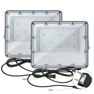 HIKARI LED 100W Ɠ 19600lm 144`bv led O IP67h F 6500K ɔ 85`265V ȃGl y Ŕ ԏ q HpCg JΉ 2uA-CBD-J-LEDx2v