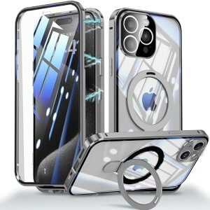 OURJOY iPhone 15 Pro p P[X KXP[X NA 360°Sʕی ACtH15 v X}zP[X A~op[ tJo[ JYی CAX[d gуP[XEi``
