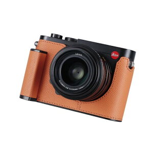 SIUTATDSH �J�����n�[�t�P�[�X �K�p Leica Q2 �r���e�[�W���^�� �{�v �J�����ی�P�[�X �X�^�C���b�V�� �|�[�^�u�� �ϏՌ� (�I�����W)