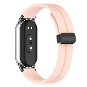 (RanBluu) �o���h Xiaomi Smart Band 10/9/8 �Ή� �����o���h �}�O�l�b�g Mi band 10/9/8 �X�}�[�g�E�H�b�` �ւ��x���g �����x���g �X�|�[�c�X�g���b�v �V���R���� �h�� �ϊ��� �������߉\ �s���N