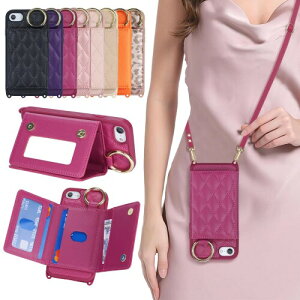 DEYHU �Ή� iPhone SE �P�[�X ��2���� ��3���� �P�[�X �V�����_�[ iPhone 8 �P�[�X �J�[�h���[ �� ���|�� �΂߂��� �X�}�z�V�����_�[ iPhone 7 �X�g���b�v�t�� �ϏՌ� ���߉\�� �g�уP�[�X - ���[
