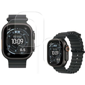 �Ή� Apple Watch 49mm Ultra 3 2025 �K���X�t�B���� Apple Watch 49mm Ultra 2 2023 / Ultra 2022 �t�B���� ���Y���Ɏq�f�ސ� �t���ی� �t�B���� �������� �����ߗ� �w��h�~ �C�A�[�� SNK3BMAW49
