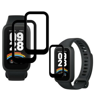 �Ή� Xiaomi Smart Band 9 active �t�B���� Xiaomi Band 9 active �ی�t�B���� PET������ �V���I�~ �X�}�[�g�o���h Band 9 active �t���ی�t�B���� �Y�f�@�� 3D�Ȗ� �S�ʕی� �������� �L�Y�C���@�\ ����