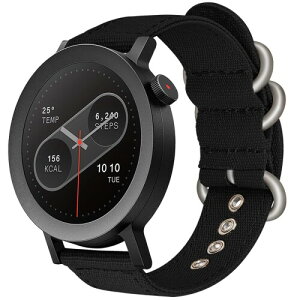 (ULIGADUO) 22mm�����p�o���h For CMF by NOTHING WATCH PRO 2�p �E�H�b�`�o���h ����̃i�C�����f�� �X�|�[�c�E�A�E�g�h�A�X�^�C�� (�u���b�N)
